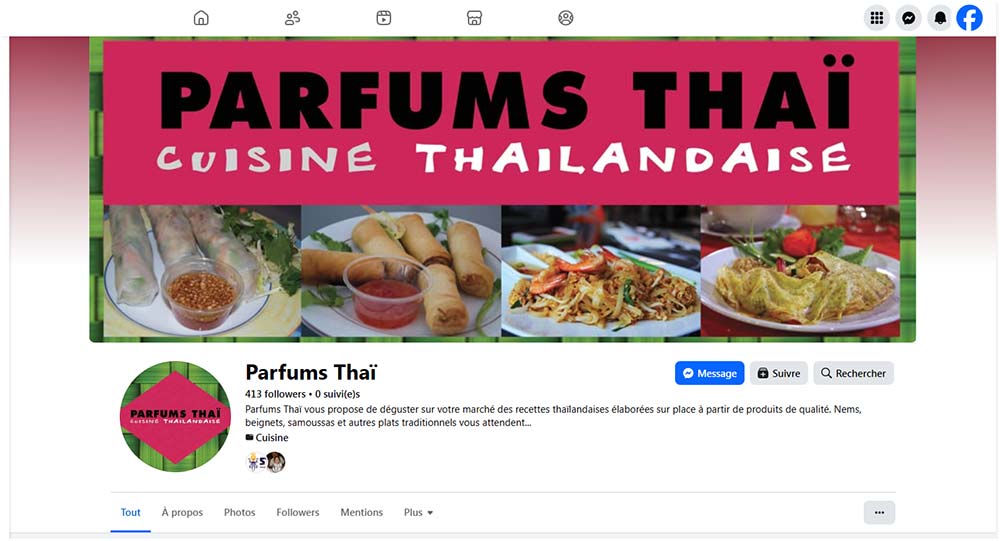 vers Facebook Illustration